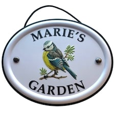 Decorative Bird Garden Sign - Marie