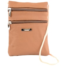 Lorenz Womens Shoulder/Cross Body Bag/Purse/Pouch | Brown | Tan