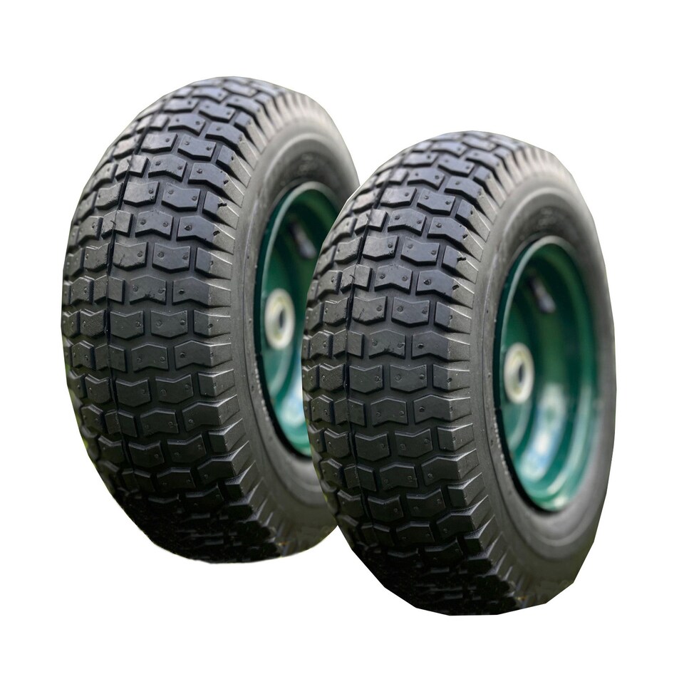 image 1 of Garden Trolley Cart Replacement Wheels (12 Inch - 30cm) - Pack of 2