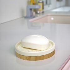Showerdrape Bondi Cream Soap Dish | Cream | 1