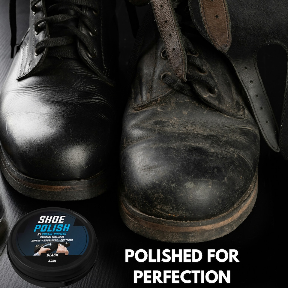 image 1 of Shoe Polish - Premium Leather Polish - Black