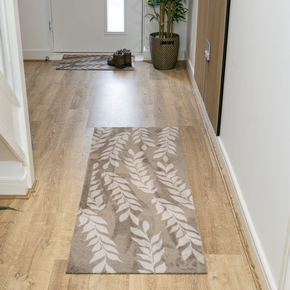 image 1 of JVL Mega Doormat and Runner - Leaves