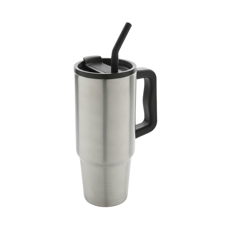 image 1 of XD Collection Embrace Deluxe Recycled Stainless Steel 900ml Tumbler - Silver - One Size