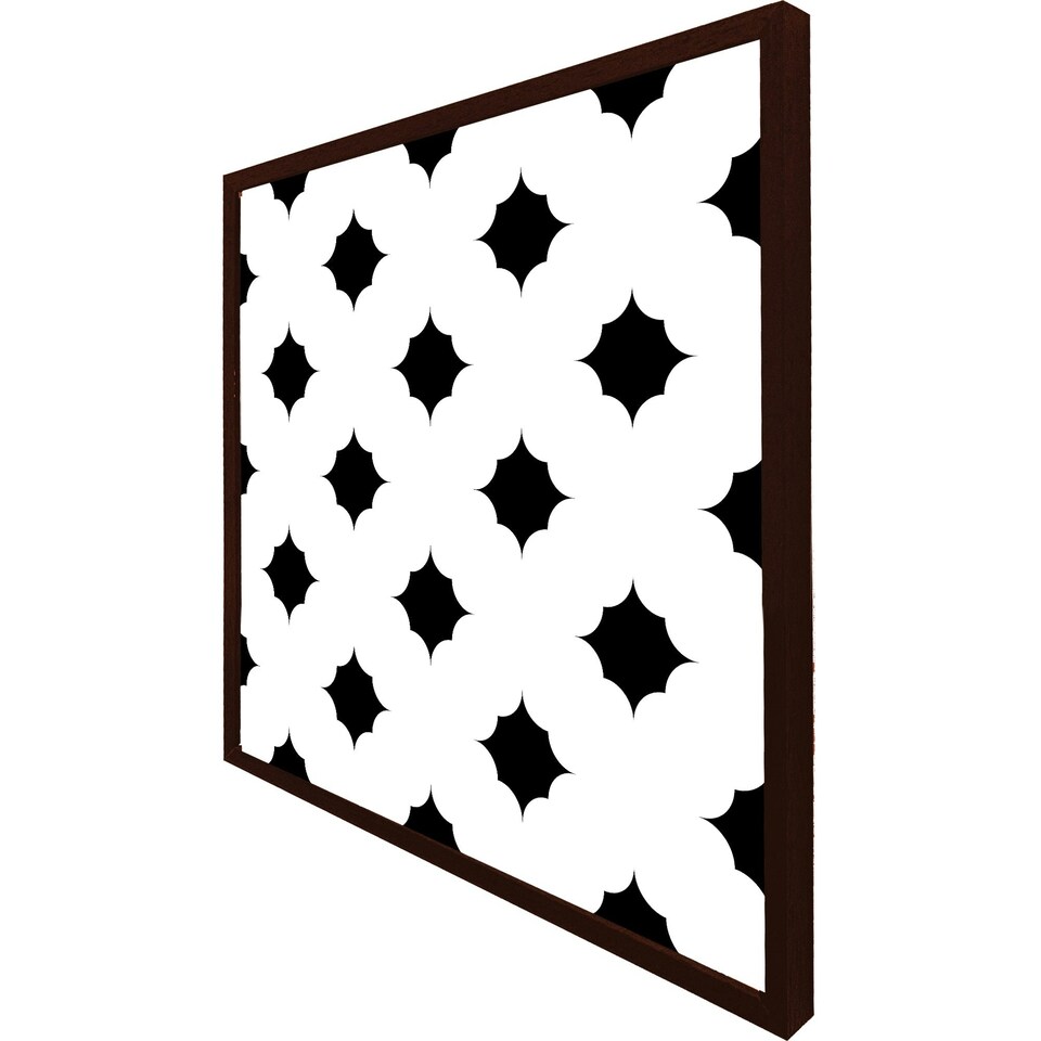 image 1 of Star ornament (Picture Frame) Black | L