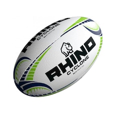 Rhino Cyclone Training Rugby Ball - White - 5