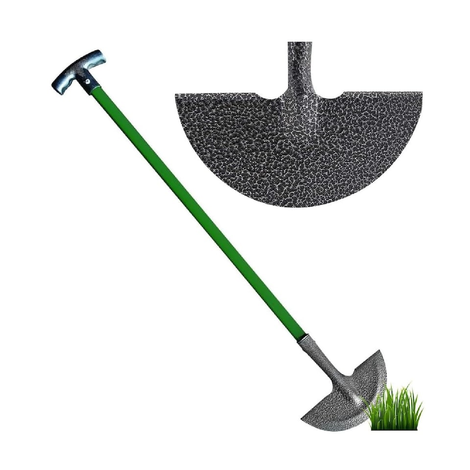 image 1 of Garden Edge Hoe Tool Border Edging Tool, Long Handle With Strong Grip