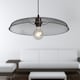 image 5 of Set of 2 Cassidy - Large Black Mesh Ceiling Pendant Lights | Black | 2