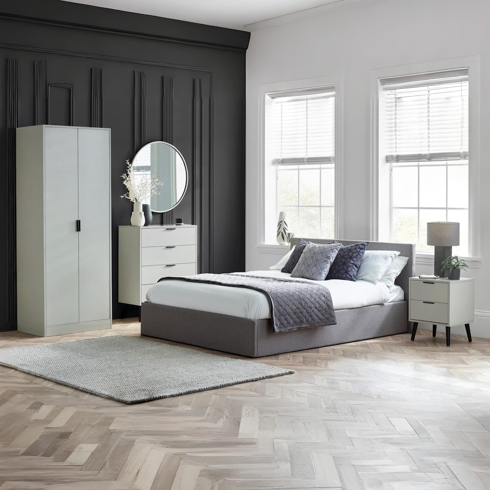 image 1 of Premium Arden 2 Door Wardrobe in Silk Grey