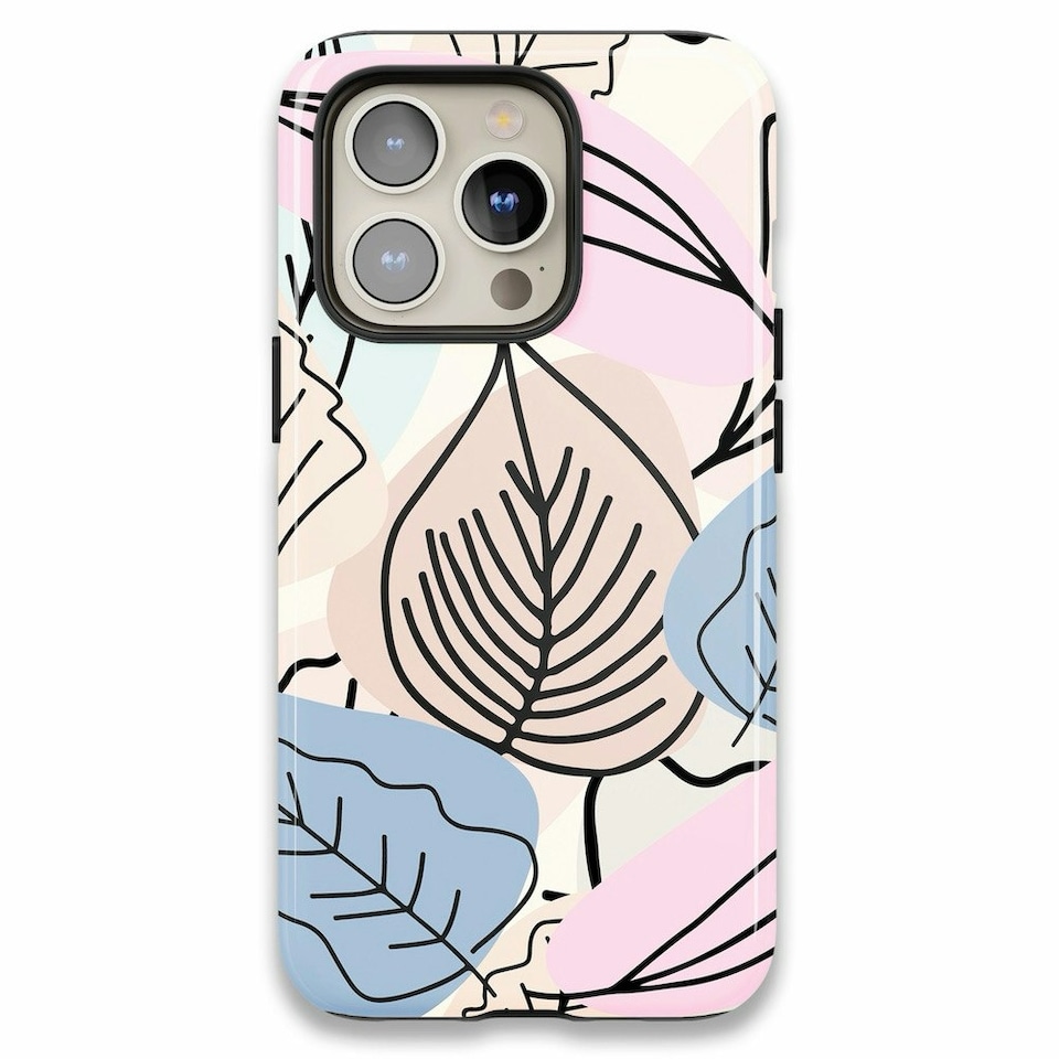 image 1 of Abstract Leaves Phone Case | Multi | Galaxy S25
Tough | Galaxy S25
Tough