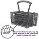 image 5 of SPARES2GO Cutlery Basket Cage Lid & Removable Handle compatible with Bush Dishwasher (235 x 242 x 130mm)
