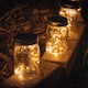 image 3 of ValueLights 2 Pack of Solar Powered Jars with Fairy Lights | Clear