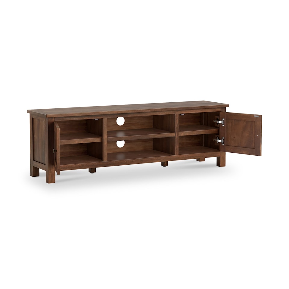image 1 of Duchy Acacia 150cm Wide TV Unit - Fully Assembled By Roseland Furniture