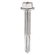 image 1 of Timco - Metal Construction Heavy Section Screws - Hex - Self-Drilling - Bi-Metal - Exterior - Silver Organic (Size 5.5 x 38 - 100 Pieces)