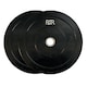 image 2 of Black Virgin Rubber Bumper Plates - 2 x 25kg