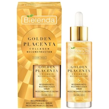 Bielenda Golden Placenta Collagen Reconstructor Regenerating Illuminating Anti-Wrinkle Serum DAY/NIGHT 30ml