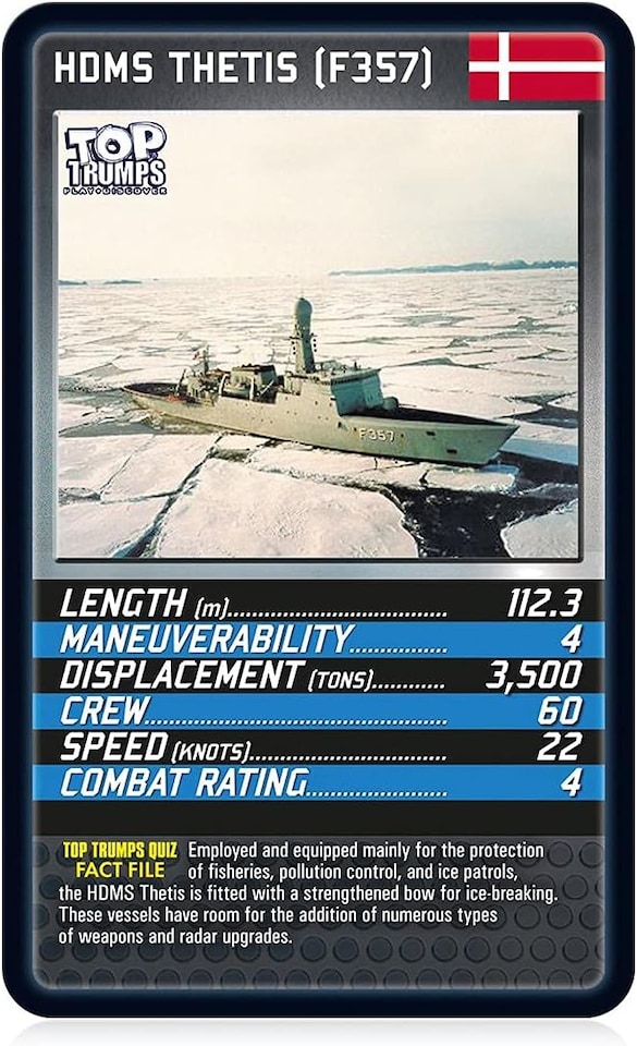 image 1 of Top Trumps Classics Battleships Card Game