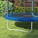 image 8 of SPORTNOW 6ft Outdoor Trampoline with Safety Enclosure Net, Blue