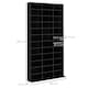 image 7 of HOMCOM CD DVD Media Storage Shelves Display Shelf Racks Wooden Frame Black