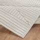 image 4 of LIVABLISS Le Mans-Modern 3D High & Low Pile Textured In- & Outdoor Rug 120 x 170 cm | White