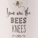 image 7 of English Tableware Company Bee Happy Fine China Latte Mug-Bees Knees-Green
