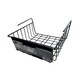 image 1 of Buckingham High End Under Shelf Storage Basket Organising Rack 29 cm - Black