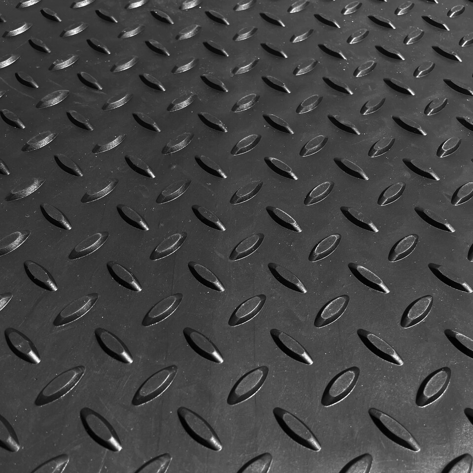 image 1 of Shoes, Boots & Wellies Tray - Plain Black - Soft Rubber