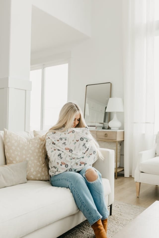 image 1 of Copper Pearl Nursing & Car Seat Cover Jo