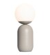 image 3 of Nordlux Notti Indoor Table Lamp Grey Metal E14 Hand Blown Glass - Mains Powered, IP20 | Grey | Grey