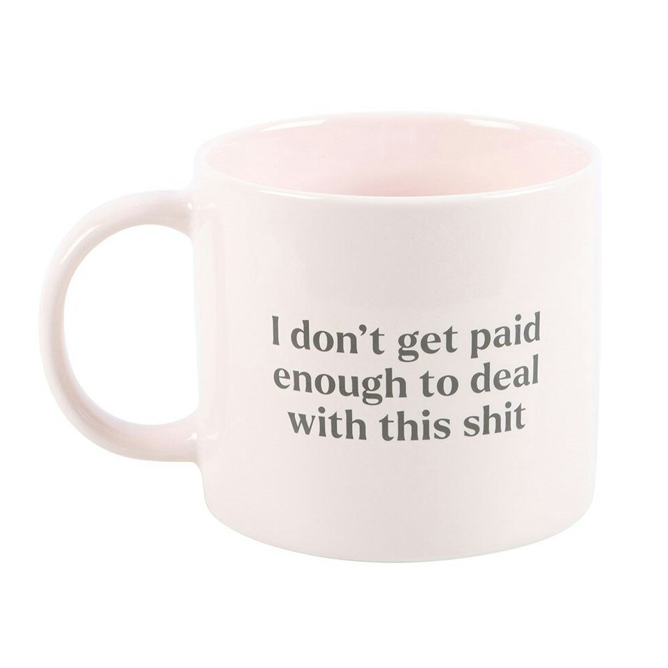 Something Different I Don´t Get Paid Enough Mug - White/Black - One Size