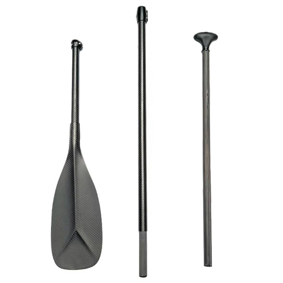 image 1 of Riding not Hiding Full Carbon 3-Piece Paddle | Black | Carbon | Midi
