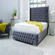 image 1 of Benito Plush King Bed Frame - Steel