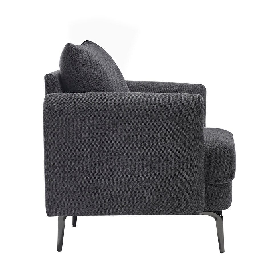 image 1 of Sofia Fabric Scandi Style Chair | Grey | Grey | One Size