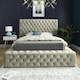 image 1 of Cambridge Bed - Double - 4ft6 - Cream