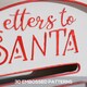 image 3 of HOMCOM Christmas Post Bo, Letters to Santa Mailbo, Wall Mounted Postbo, Christmas Decoration for Indoor and Outdoor, White