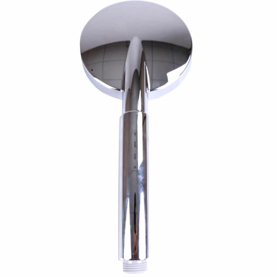 image 1 of Gr8 Home Chrome 4 inch Round Jet Rose Shower Head 3 Functions Bath Attachment Accessory