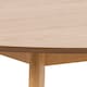 image 8 of Roxby Round Dining Table in Oak 140x76cm