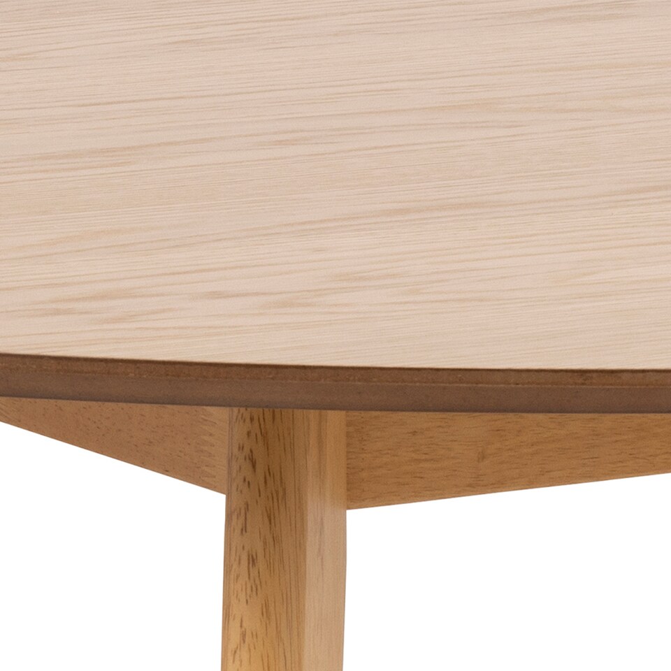 image 1 of Roxby Round Dining Table in Oak 140x76cm
