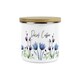 image 1 of Blue & Purple Floral Large Decaf Coffee Canister