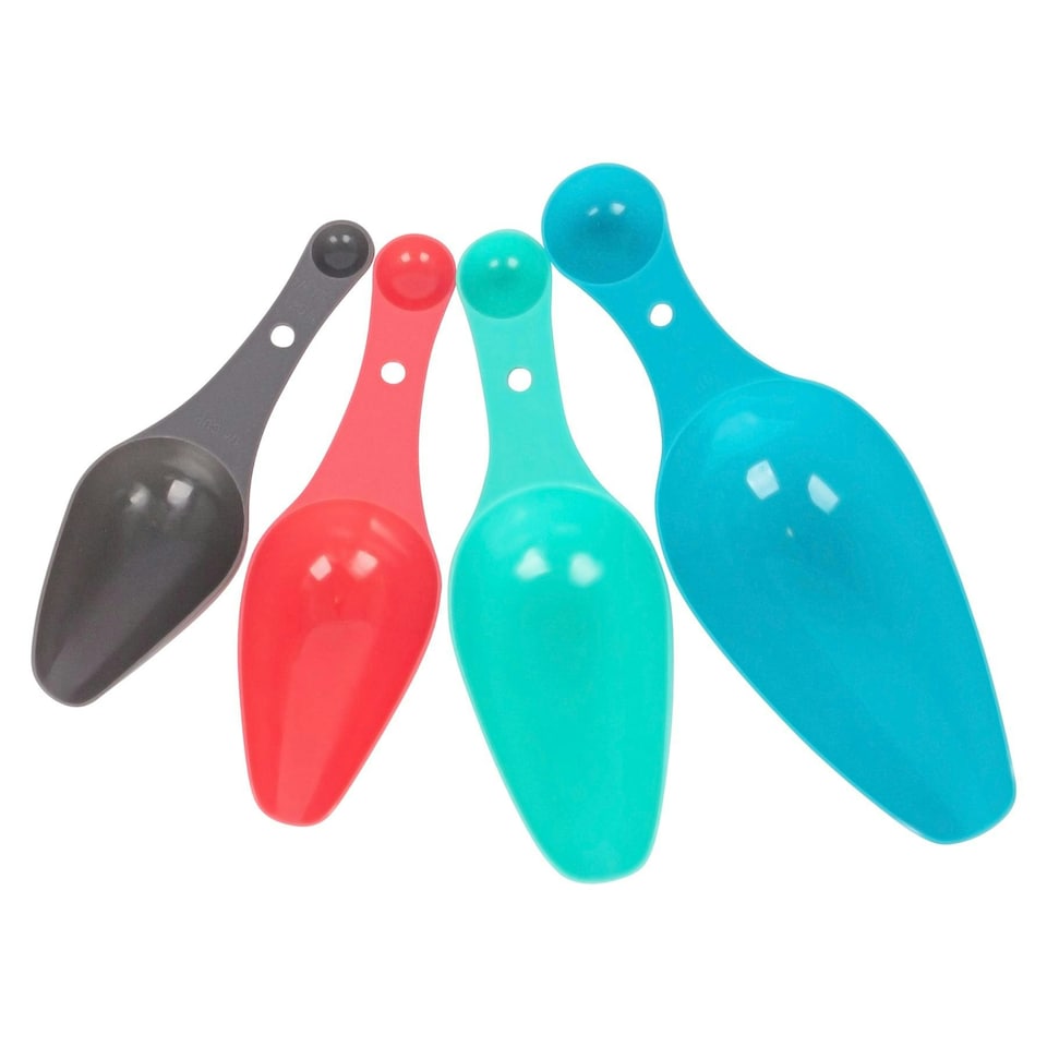 image 1 of Ashley 4pc Polypropylene Ice Scoop Set - Multi