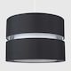 image 3 of ValueLights Sophia Large Black 2 Tier Ceiling Light Shade