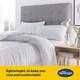 image 2 of Silentnight Cooler Summer Duvet - 4.5 Tog | White | Double