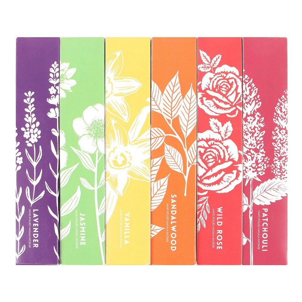 image 1 of Aromatic Botanical Masala Incense Stick Variety Set