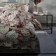 image 5 of Tropical Garden Red 180 Thread Count 100% Cotton Duvet Cover Set with Piped Finish Red | Red | Double