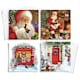 image 3 of 10 Square Traditional Christmas Cards Traditional Santa