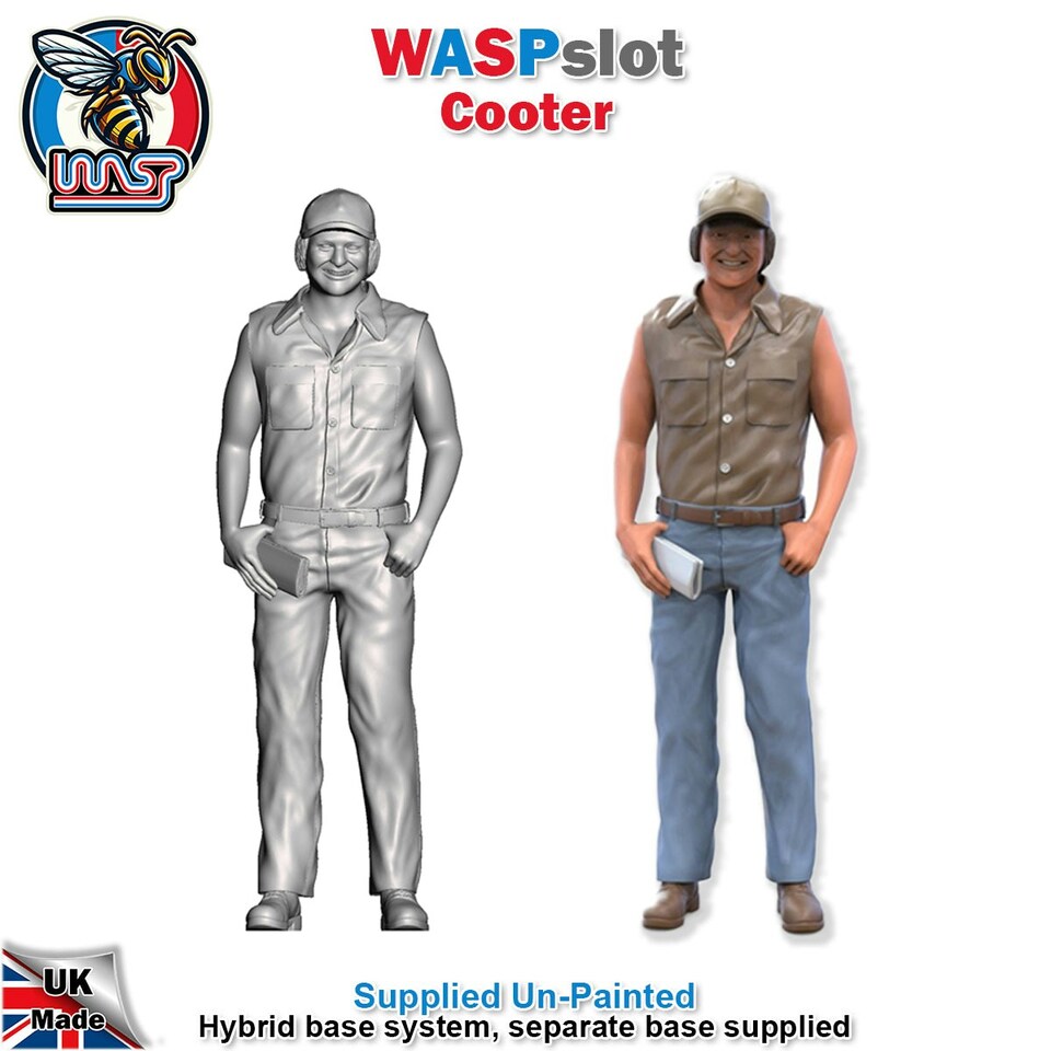 image 1 of Dukes of Hazzard x 3 Unpainted Figure Scenery Display Set 94 New 1:32 WASP