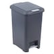 image 1 of Easy Open Plastic Kitchen Pedal Bin | Black | 45L | 1