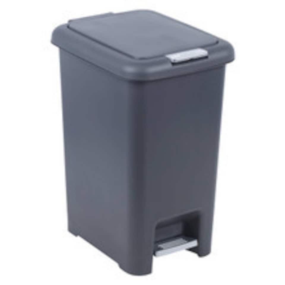 image 1 of Easy Open Plastic Kitchen Pedal Bin | Black | 45L | 1