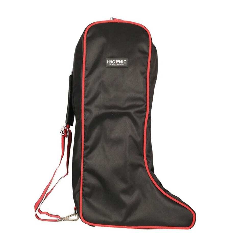 image 1 of HYCONIC Logo Boot Bag - Black/Red - One Size | Black | One Size