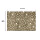 image 8 of JVL Mega Doormat - 50x75cm, Brown Geo