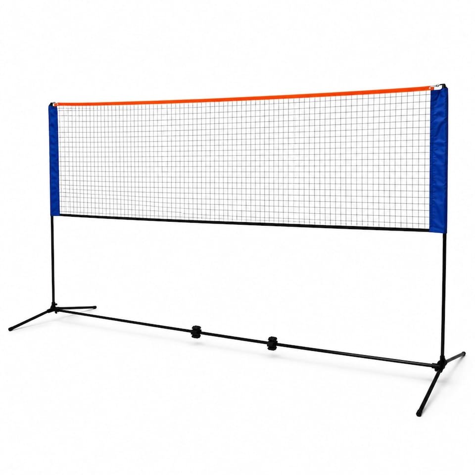 image 1 of Small 3m Adjustable Foldable Badminton Tennis Volleyball Net